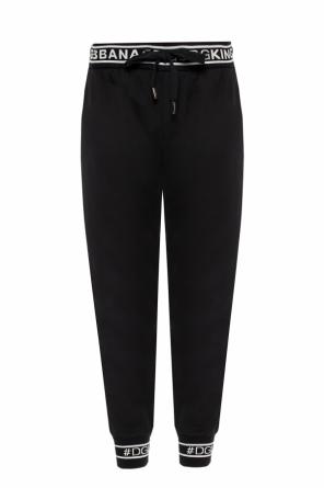 Logo-embroidered trousers, zdjęcie 1 Logo-embroidered trousers od Dolce & Gabbana